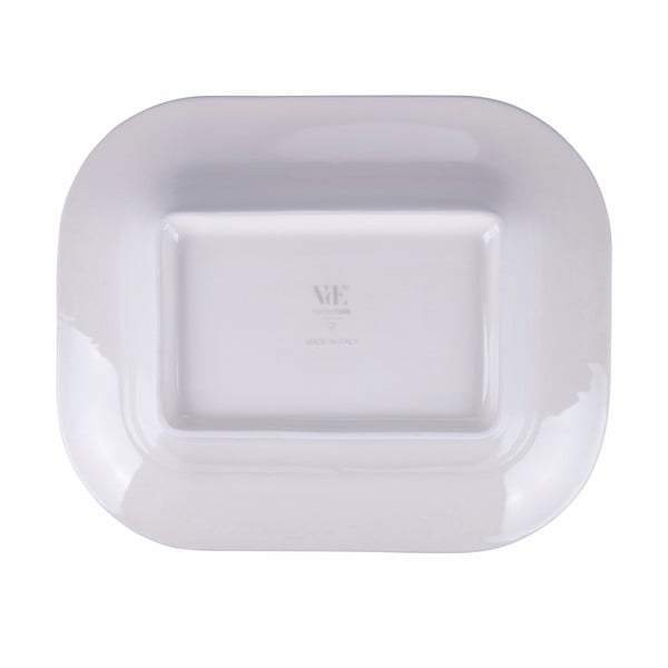 Keramický servírovací tanier VDE Tivoli 1996 Face to Grey, ø 43,5 x 35,5 cm-image-3