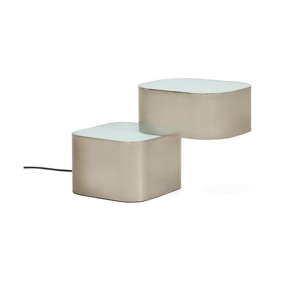 Sivá kovová stolová lampa (výška  23 cm) Tandan – Kave Home