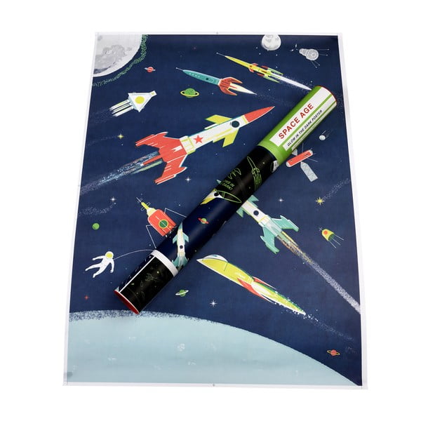 Detská dekorácia Glow in the Dark Space Age – Rex London-image-3