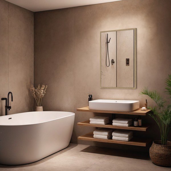 Nástenné zrkadlo 52x72 cm Oak – knor-image-1