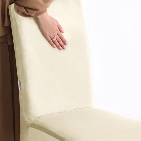 Krémový napínací poťah na stoličku 48 cm Sento – Restilo-image-4