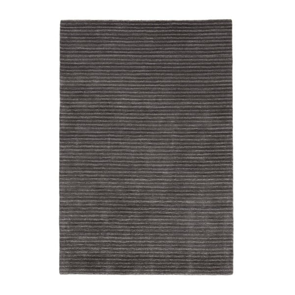 Sivý ručne tkaný vlnený koberec Linie Design Trojka, 200 x 300 cm