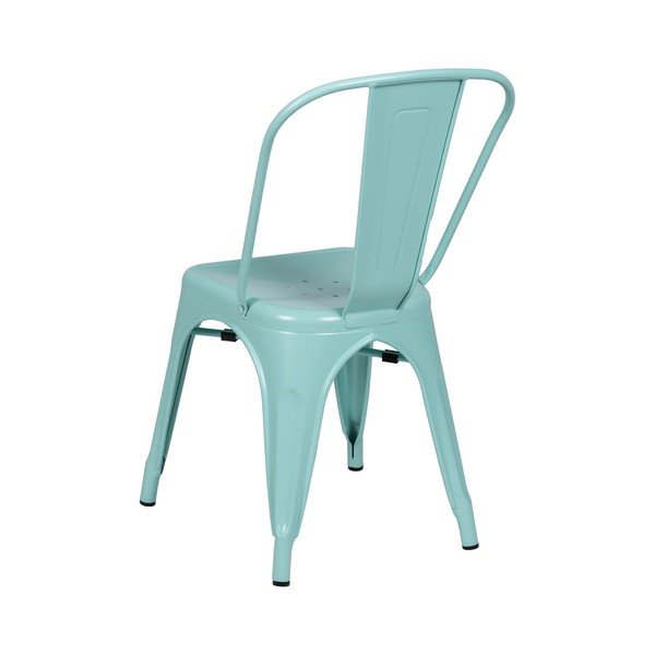 Tyrkysové kovové jedálenské stoličky v súprave 2 ks – Ixia-image-2