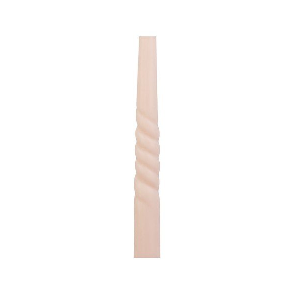 Súprava 2 svetloružových sviečok z včelieho vosku PT LIVING Twirl-image-2