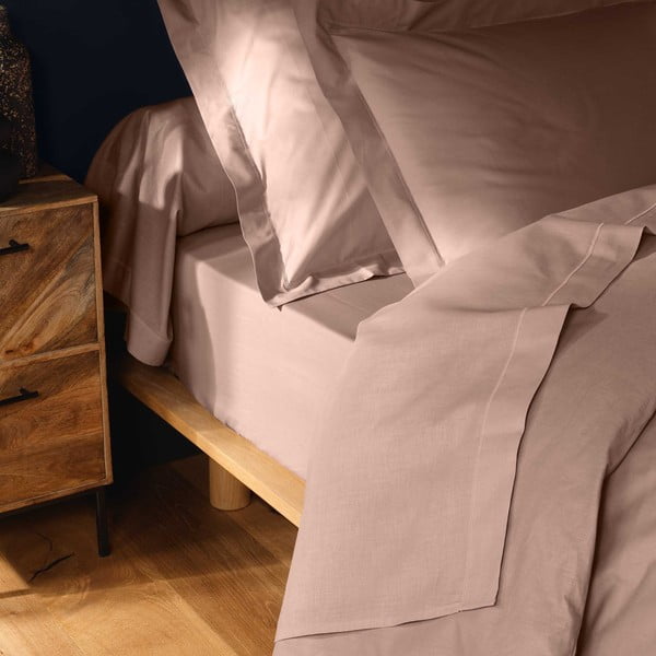 Ružová bavlnená plachta 240x300 cm Lina – douceur d'intérieur-image-2