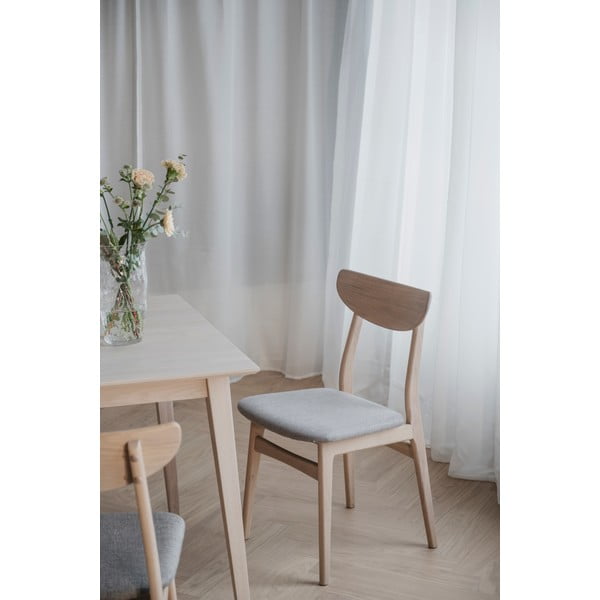 Jedálenské stoličky v súprave 2 ks v prírodnej farbe Rodham - Rowico-image-2
