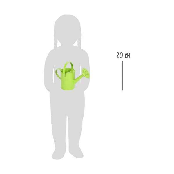 Zelená kovová kanvička pre deti Legler-image-1