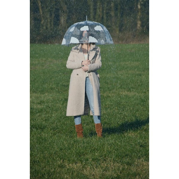 Transparentný dáždnik s potlačou vtáčikov Esschert Design, ⌀ 80,8 cm-image-4