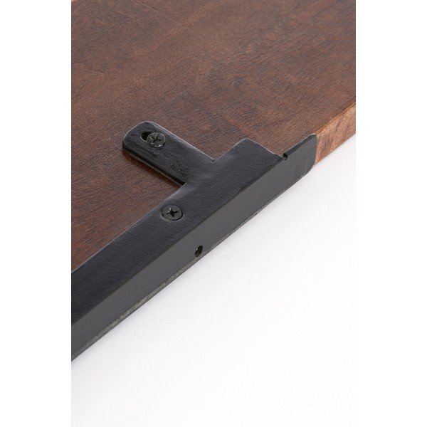 Hnedá polica z mangového dreva 70 cm Ginosa – Light & Living-image-3