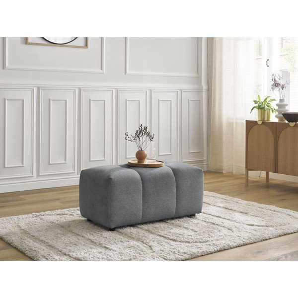 Sivá ženilková podnožka Roxelane – Bobochic Paris-image-4