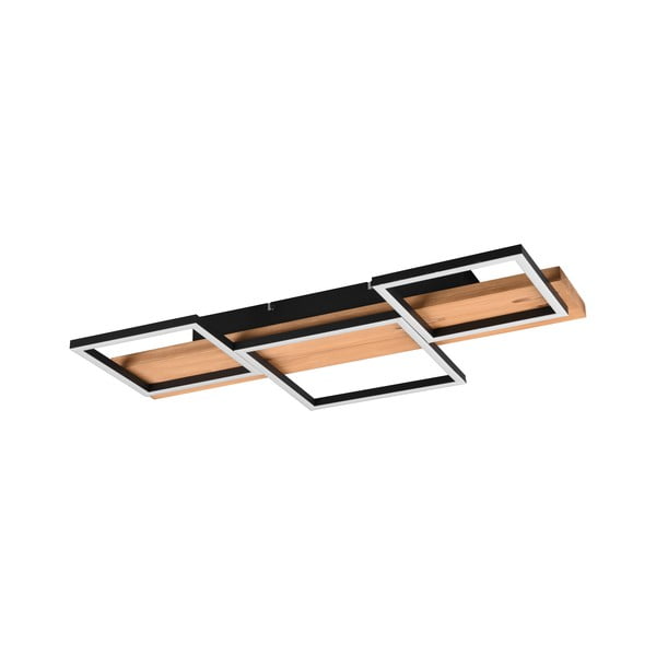 LED stmievateľné stropné svietidlo v čierno-prírodnej farbe 34x65 cm Harper – Trio