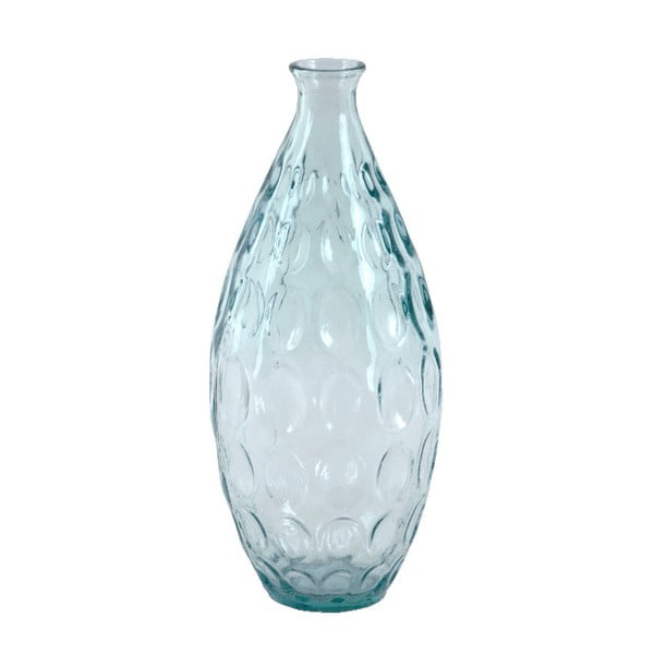 Sklenená váza z recyklovaného skla Ego Dekor Dune, výška 38 cm