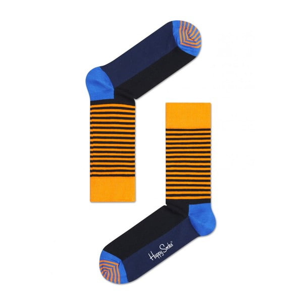 Ponožky Happy Socks Orange and Blue, veľ. 41-46
