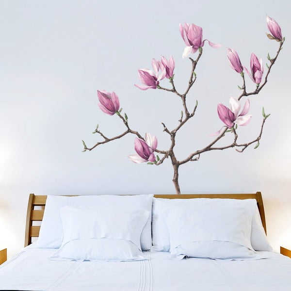 Dekoratívna samolepka na stenu Magnolia