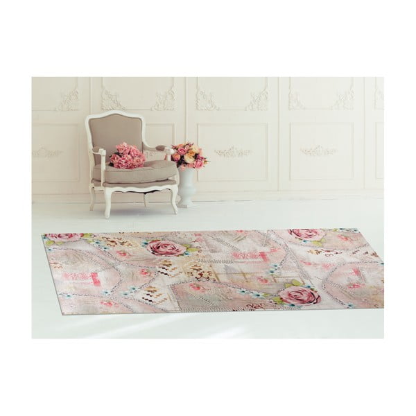 Odolný koberec Vitaus Rosa, 50 × 80 cm