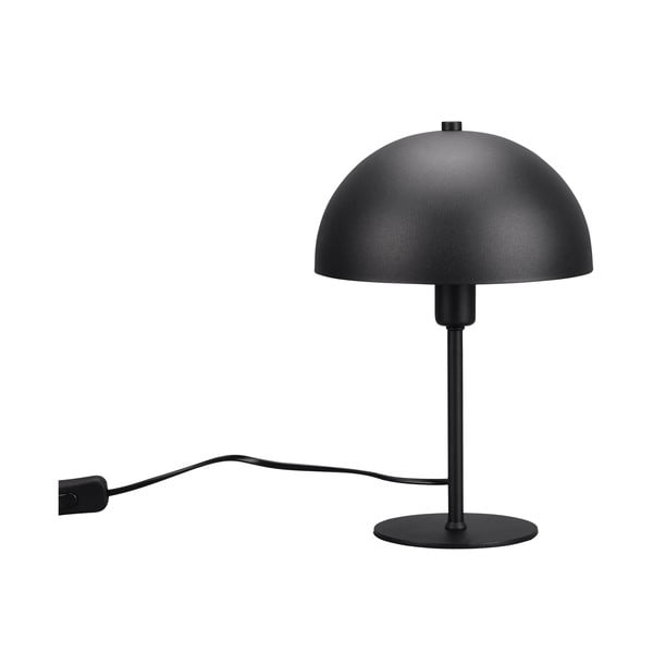 Matne čierna stolová lampa (výška 30 cm) Nola – Trio