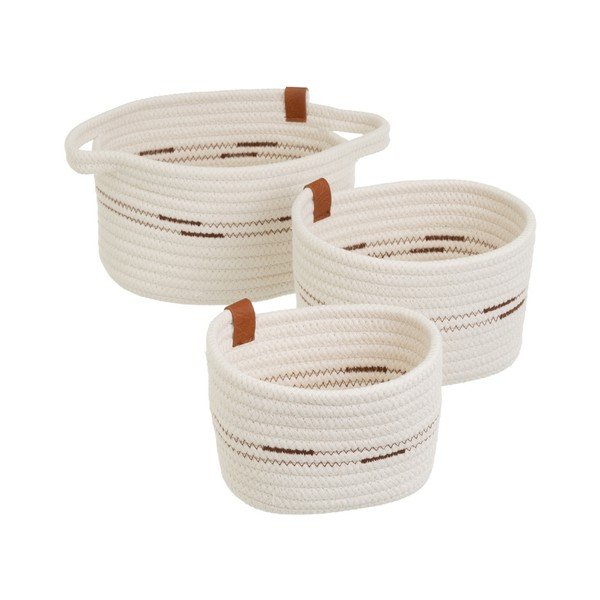 Látkové košíky v súprave 3 ks 30x18x14 cm – Casa Selección