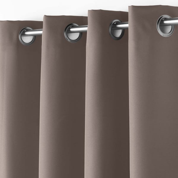 Hnedý záves 140x180 cm Essentiel – douceur d'intérieur-image-1