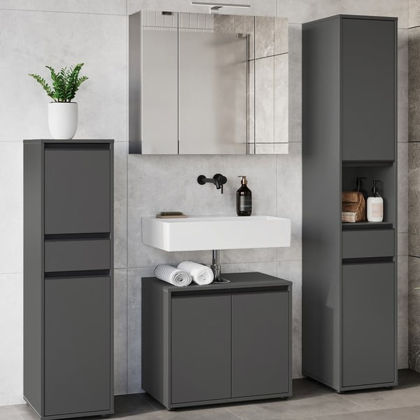 Antracitová kúpeľňová zostava Lemont – Germania-image-3