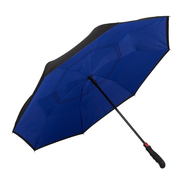 Tmavomodrý dáždnik s rúčkou Von Lilienfeld Remy FlicFlac
