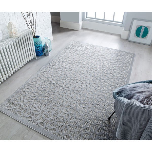 Sivý vonkajší koberec 230x160 cm Argento - Flair Rugs-image-2