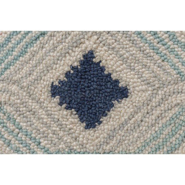 Béžovo-modrý vlnený koberec Flair Rugs Marco, 120 x 170 cm-image-1