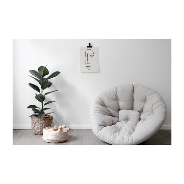 Rozkladacie kreslo s tmavomodrým poťahom Karup Design Nido Navy-image-4