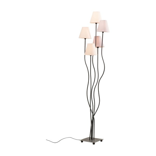 Stojacia lampa s fialovými tienidlami Kare Design Cinque