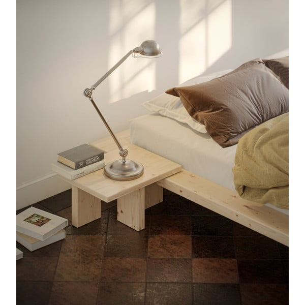 Nočný stolík z borovicového dreva v prírodnej farbe Japan – Karup Design-image-4