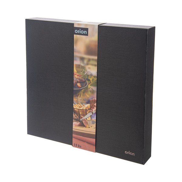 Antikoro príbor 15 ks v striebornej farbe/v prírodnej farbe – Orion-image-4