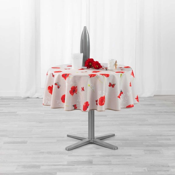 Obrus ø 180 cm Sweet poppy – douceur d'intérieur-image-1