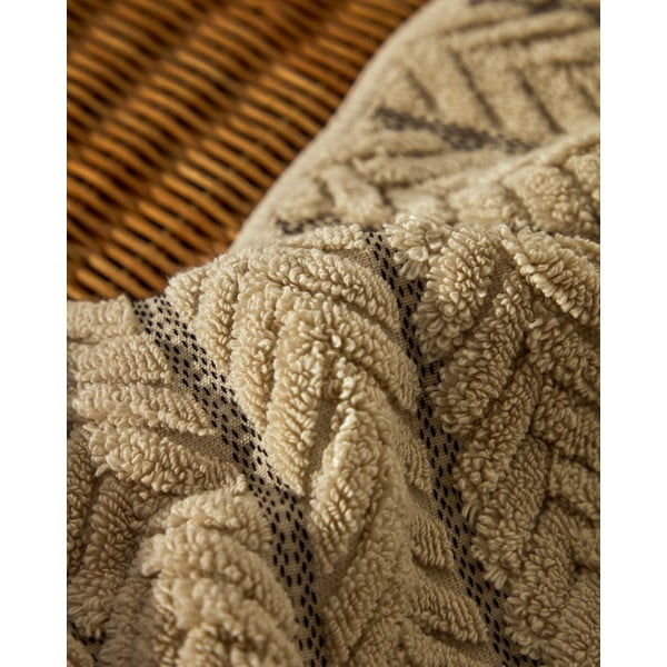 Béžová froté bavlnená osuška 90x150 cm Rune – Kave Home-image-3