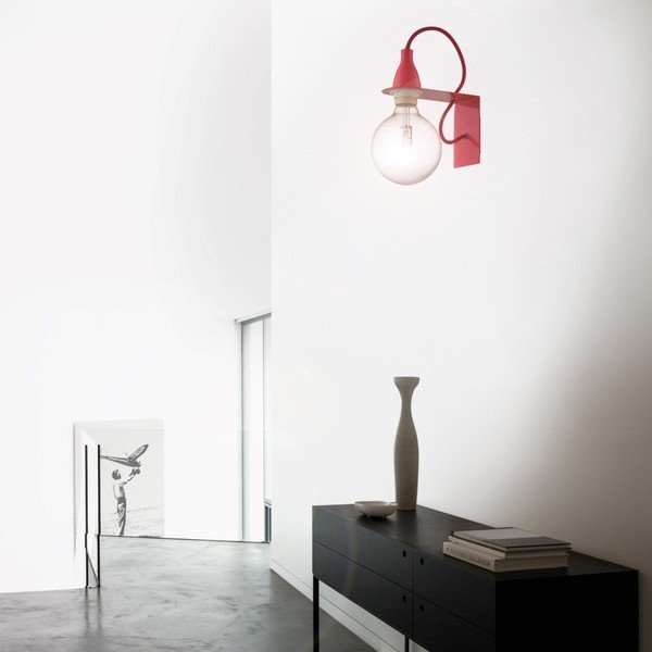 Červené nástenné svietidlo Evergreen Lights City-image-1