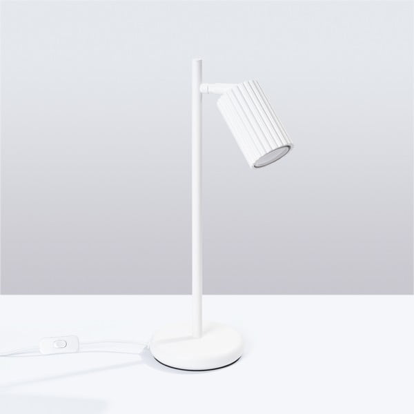 Biela stolová lampa (výška  43 cm) Gleam – Sollux-image-3