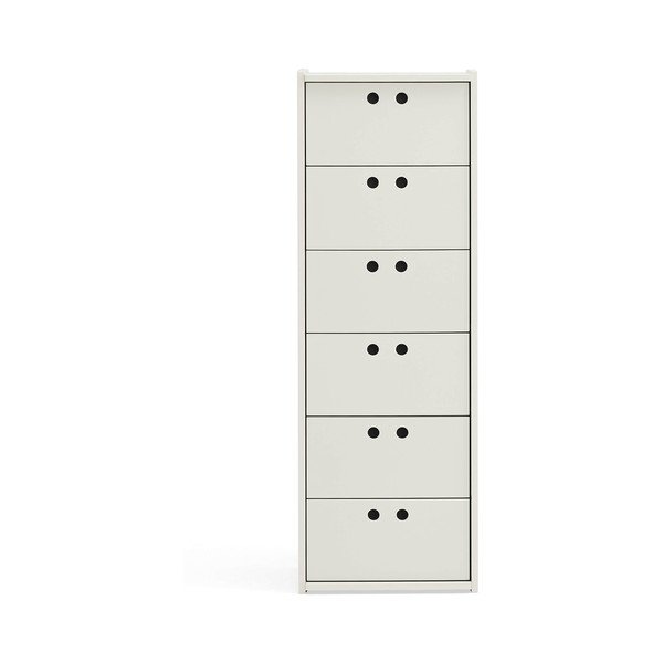 Krémovobiela skrinka 40x118x40 cm Wally – Teulat-image-2