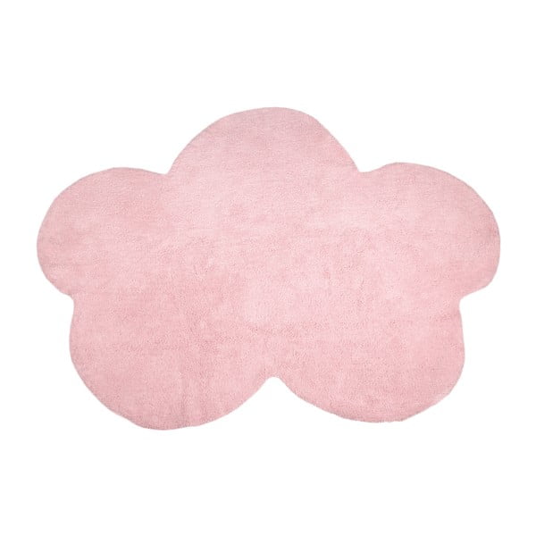 Ružový bavlnený koberec Happy Decor Kids Cloud, 160 x 120 cm