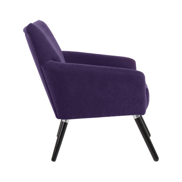 Fialové kreslo Max Winzer Jörn Velor-image-1