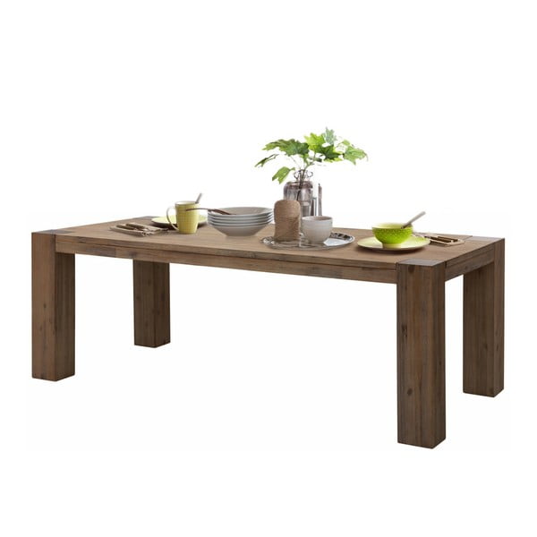 Jedálenský stôl z akáciového dreva Støraa Mabel, 90 x 160 cm
