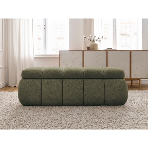 Zelená lavica z textílie buklé – Bobochic Paris-image-4