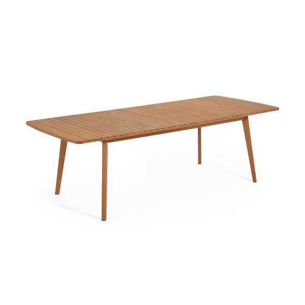 Záhradný rozkladací jedálenský stôl z eukalyptového dreva Kave Home Hanzel-image-2