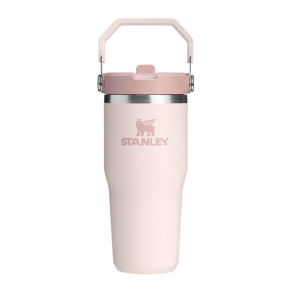 Svetloružová termoska z nehrdzavejúcej ocele 410 ml IceFlow™ Flip Straw 2.0 Tumbler Rose Quartz – Stanley