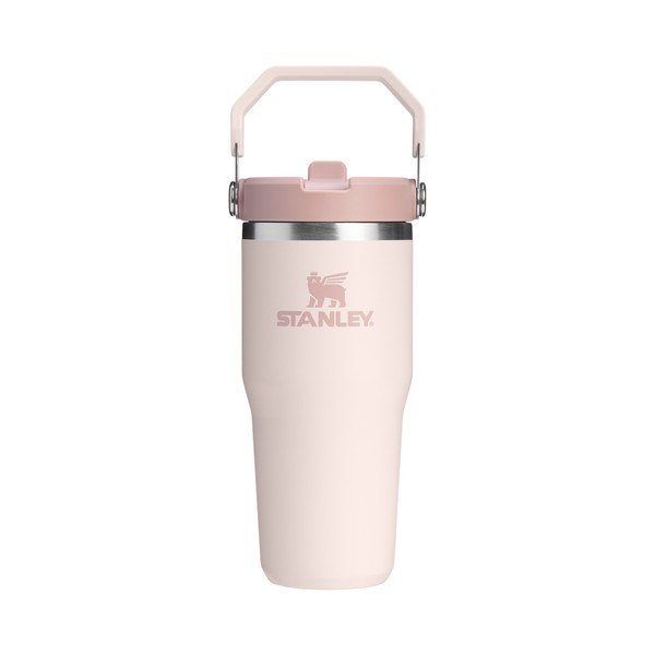 Svetloružová termoska z nehrdzavejúcej ocele 410 ml IceFlow™ Flip Straw 2.0 Tumbler Rose Quartz – Stanley