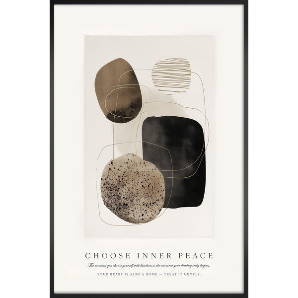 Tlačený obraz s rámom 60x90 cm Inner Peace – Styler