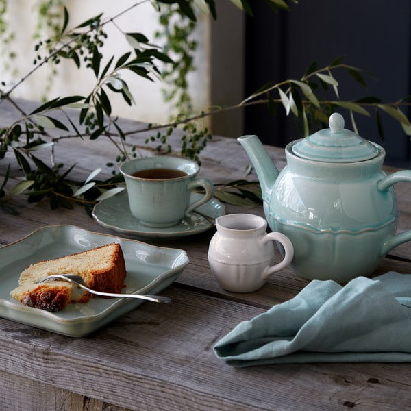 Modro-tyrkysová šálka z kameniny 220 ml Alentejo – Costa Nova-image-2