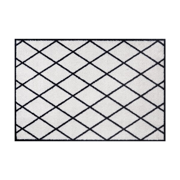 Bielo-čierna rohožka Zala Living Scale, 50 × 70 cm