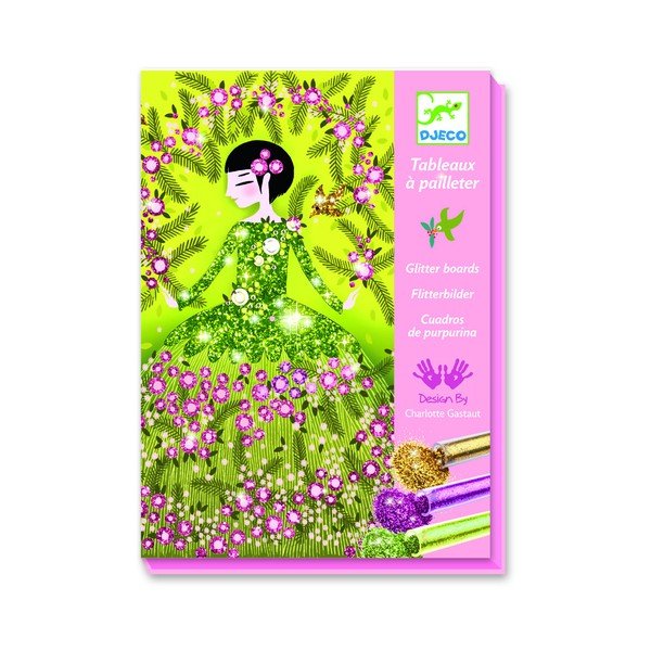 Detská kreatívna sada pieskovanie Djeco Trblietavé tanečnice-image-3