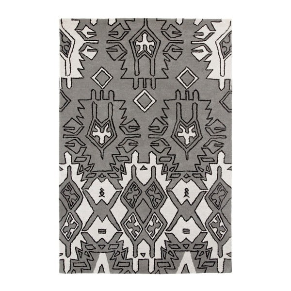 Sivo-strieborný koberec Think Rugs Spectrum, 150 x 230 cm