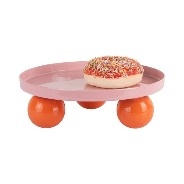 Kovová dekoratívna tácka ø 20 cm Double Funky – PT LIVING-image-3