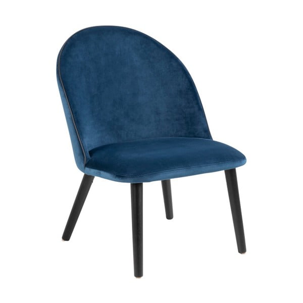 Modrá polstrovaná stolička Actona Manley