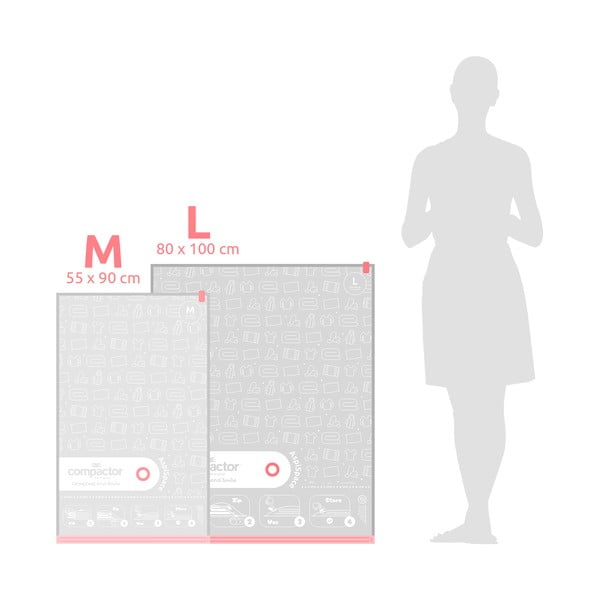 Vákuové vrecia v súprave 5 ks Aspispace M/L – Compactor-image-4